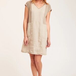 XCVI Robinson Hooded Dress In Oat Size Large